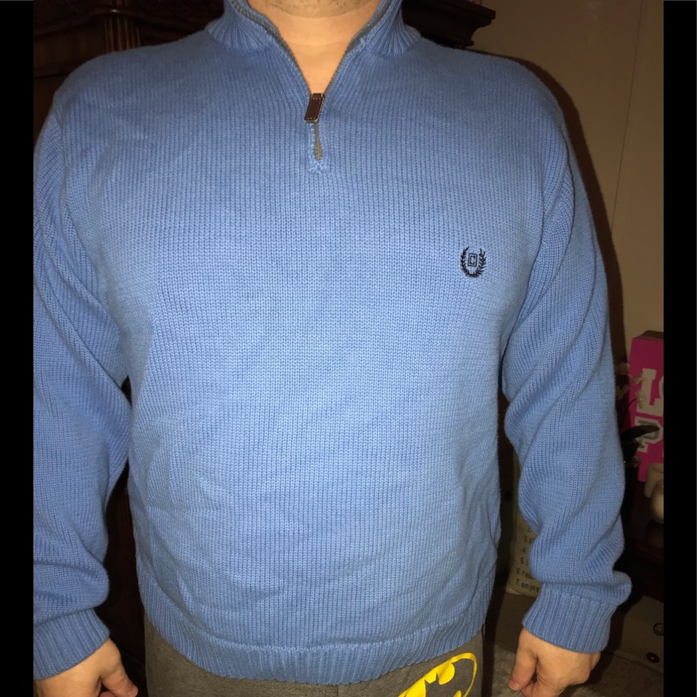 💙Chaps 2XL sweater with zip up collar💙